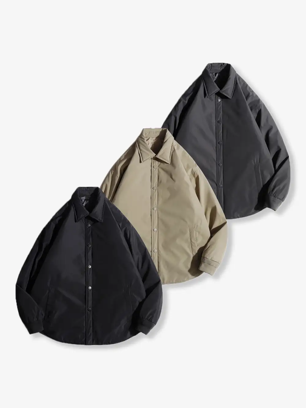 Men's Button Front Casual Jacket