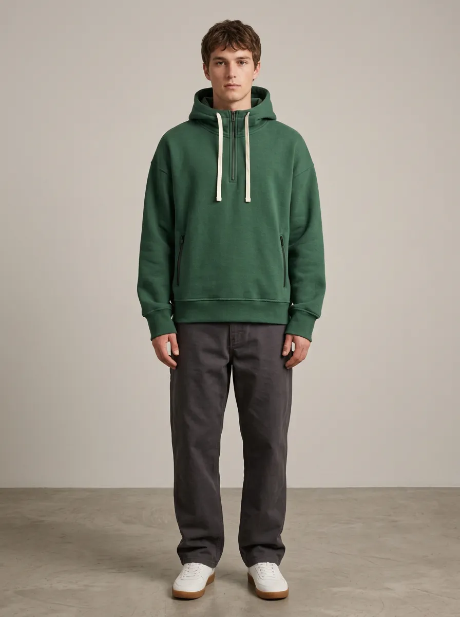 Unisex Casual Fit Hooded Sweatshirt