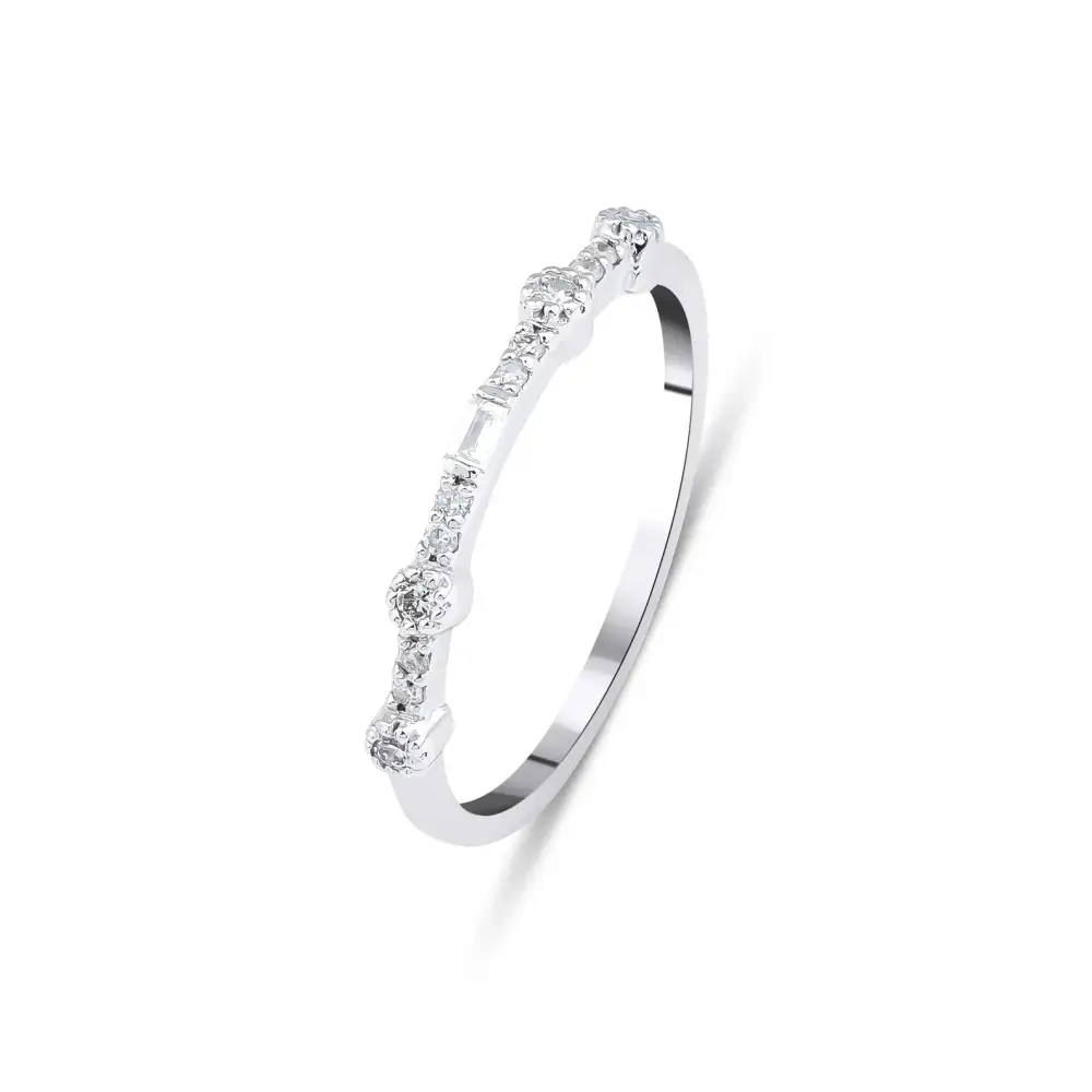 Gold Minimalist Diamond Ring