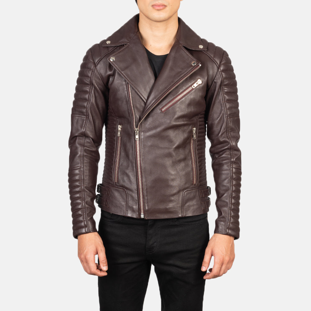 Men's Workwear Biker Leather Jacket