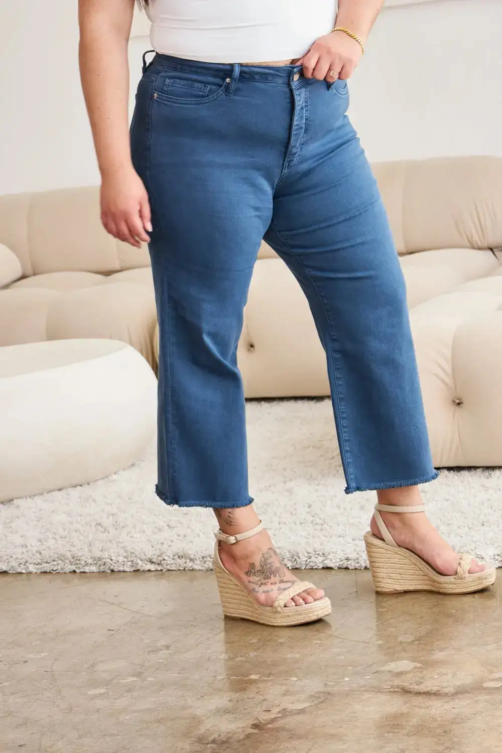 High-Waist Tummy-Control Denim Jeans