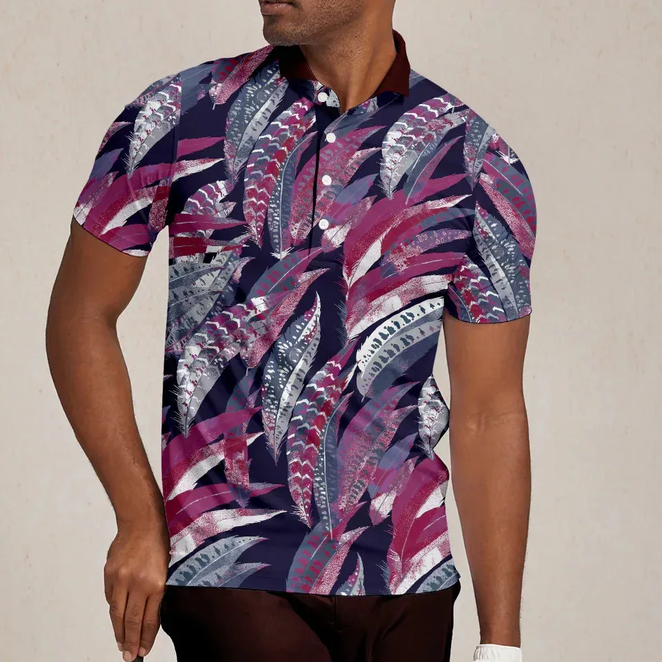 Classic Easygoing Short Sleeve Button Up Polo Shirt