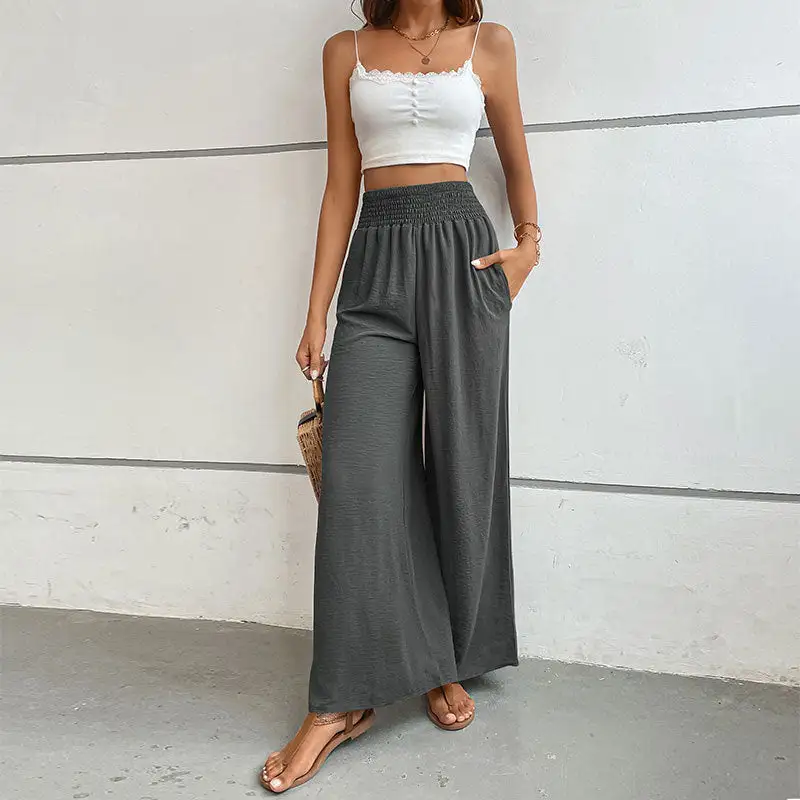 Clean Flared Wide Leg Pants