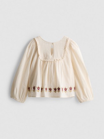 1-12yrs | The Edit Pure Cotton Floral Embroidered Blouse detail 3