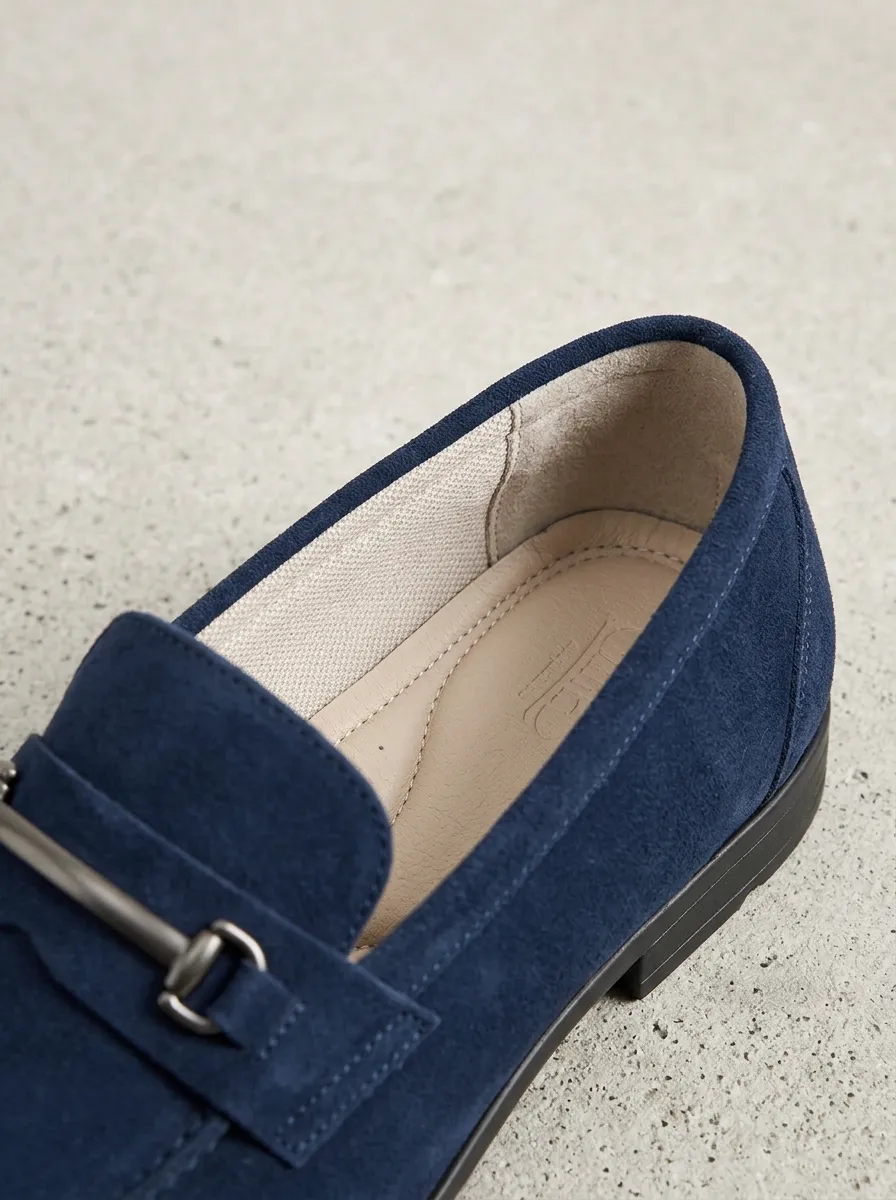 Men's Metal-Bit Slip-On Loafers