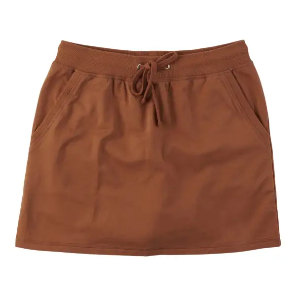 Drawstring French Terry Skort
