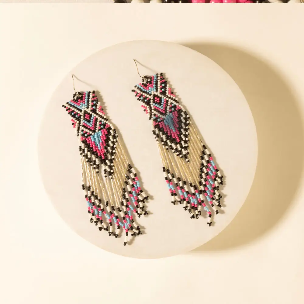 Artful Beaded Earrings