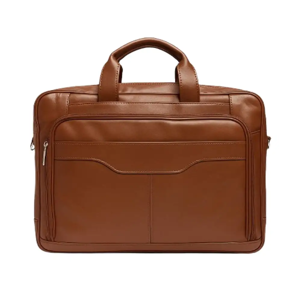 Spacious Leather Laptop Bag