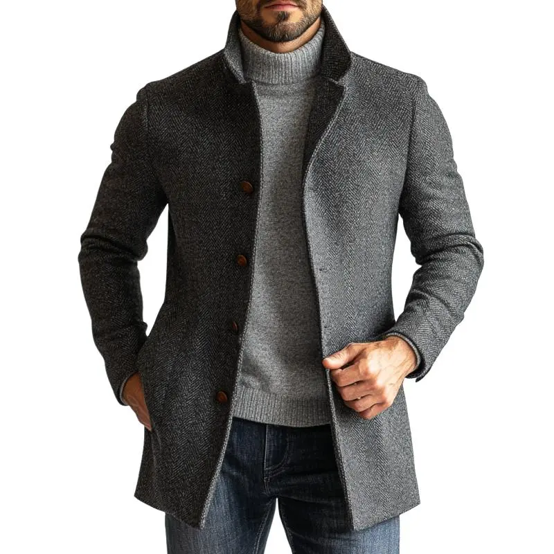 Field Pocket Buttoned Coat