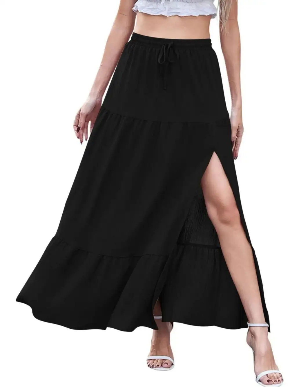 Slit Maxi Skirt