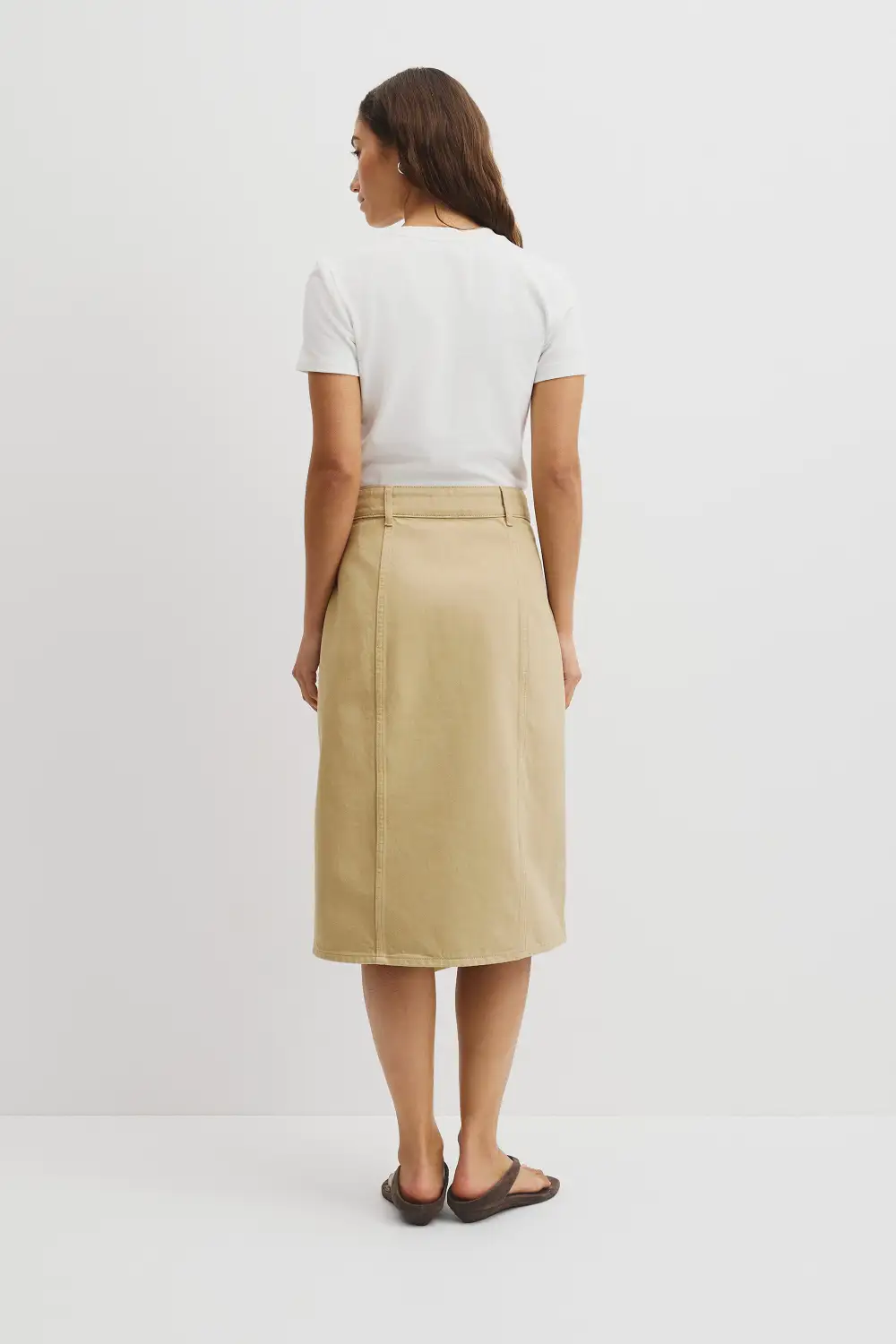 Women's Classic Wrap Denim Skirt