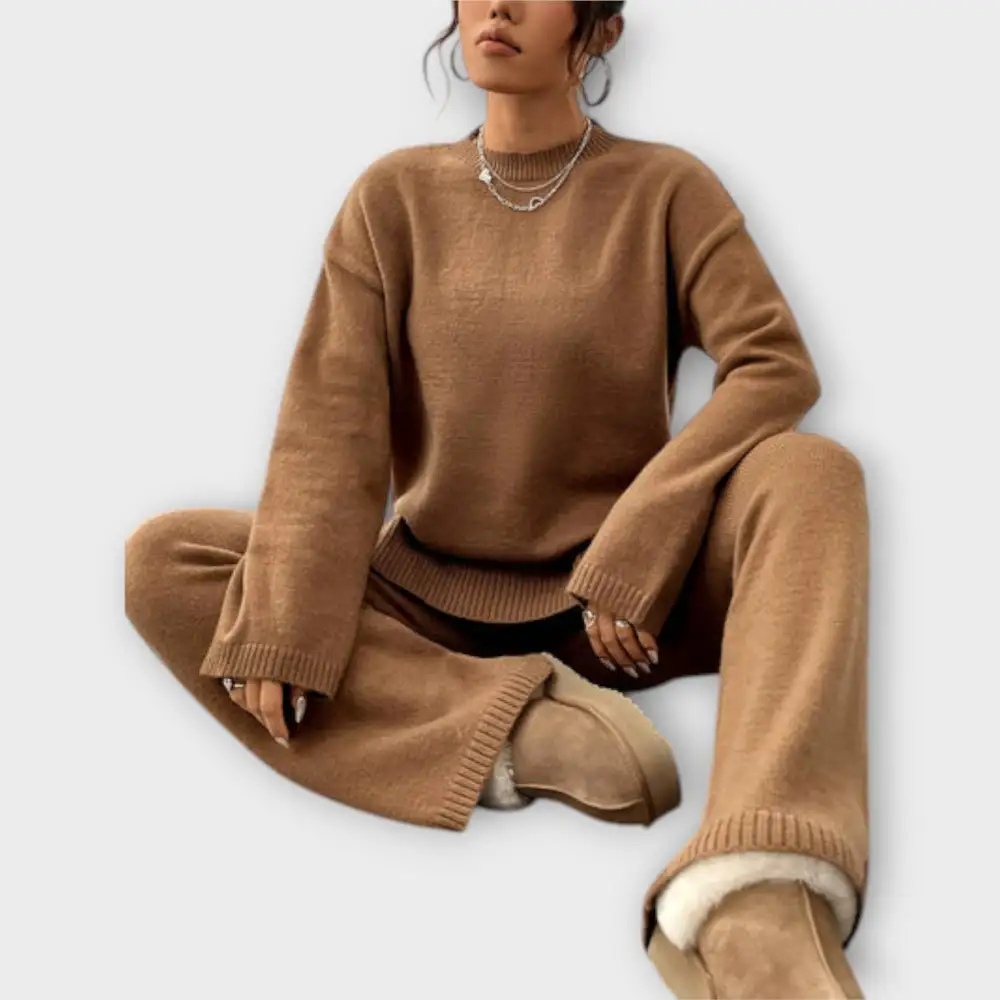 Ribbed Knit Coordinated Matching Set