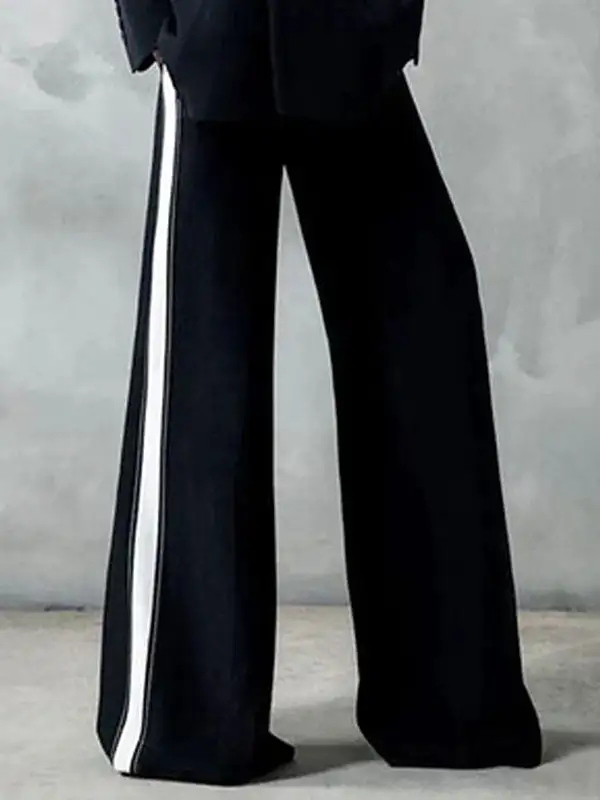 Women's Wide Leg Pocket Loose Fit Pants