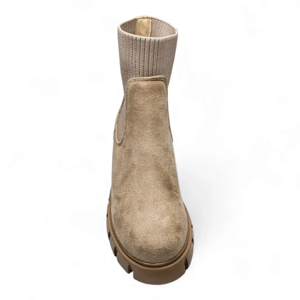 Zordy Elastic Shaft Lug Bootie