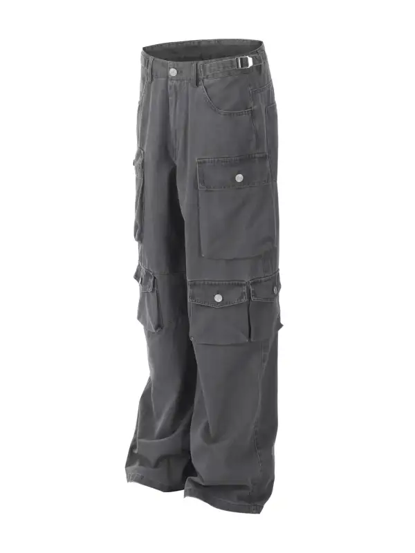Refined Men's Loose Fit Cargo Pants