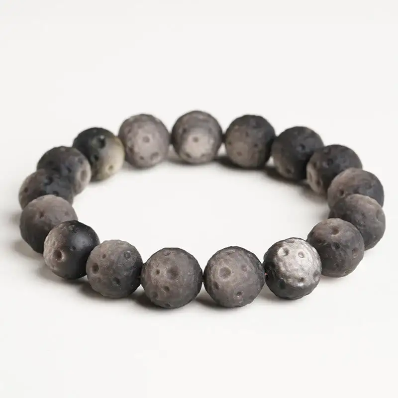 Natural Obsidian Round Beads Bracelet