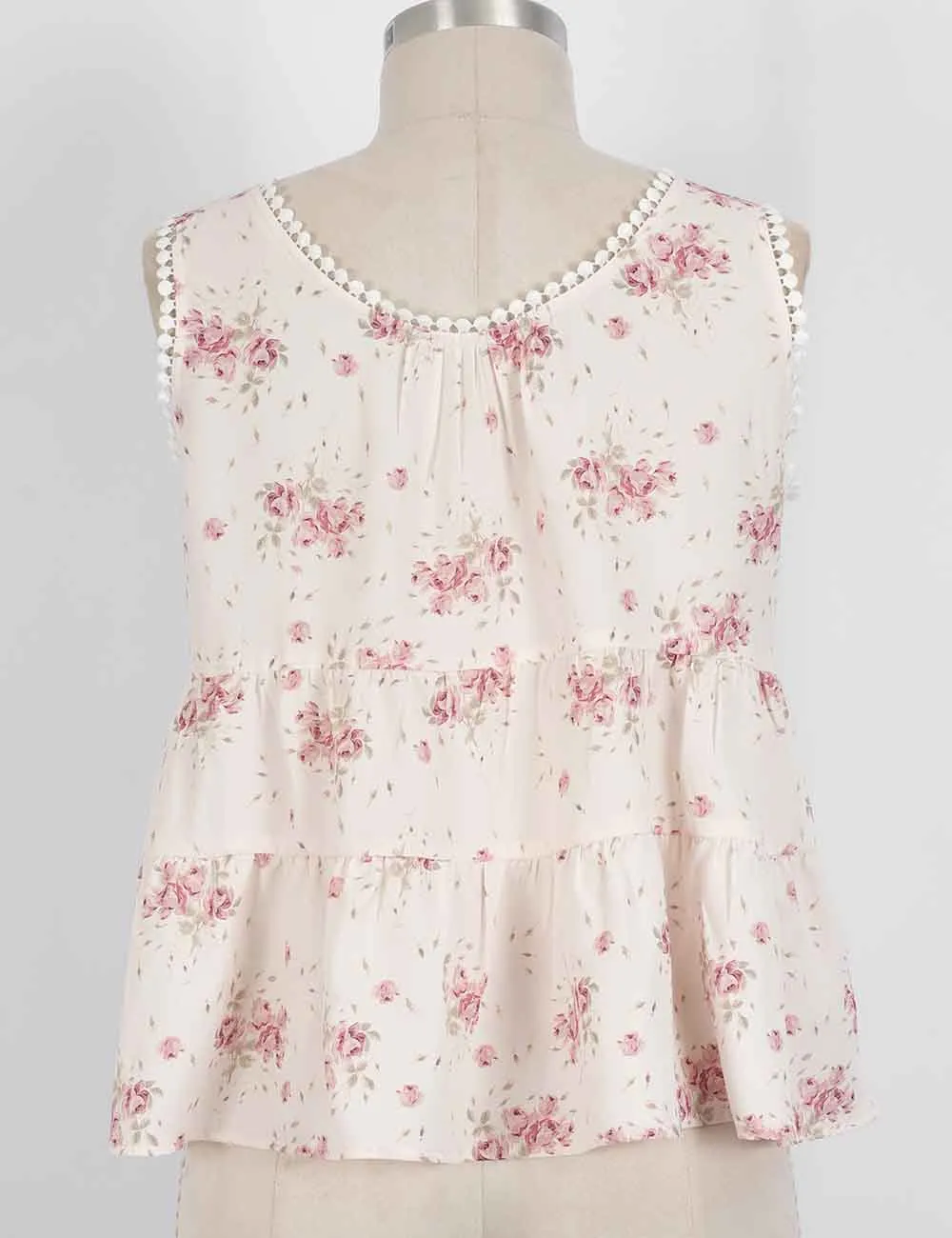 Boho Front Sleeveless Top