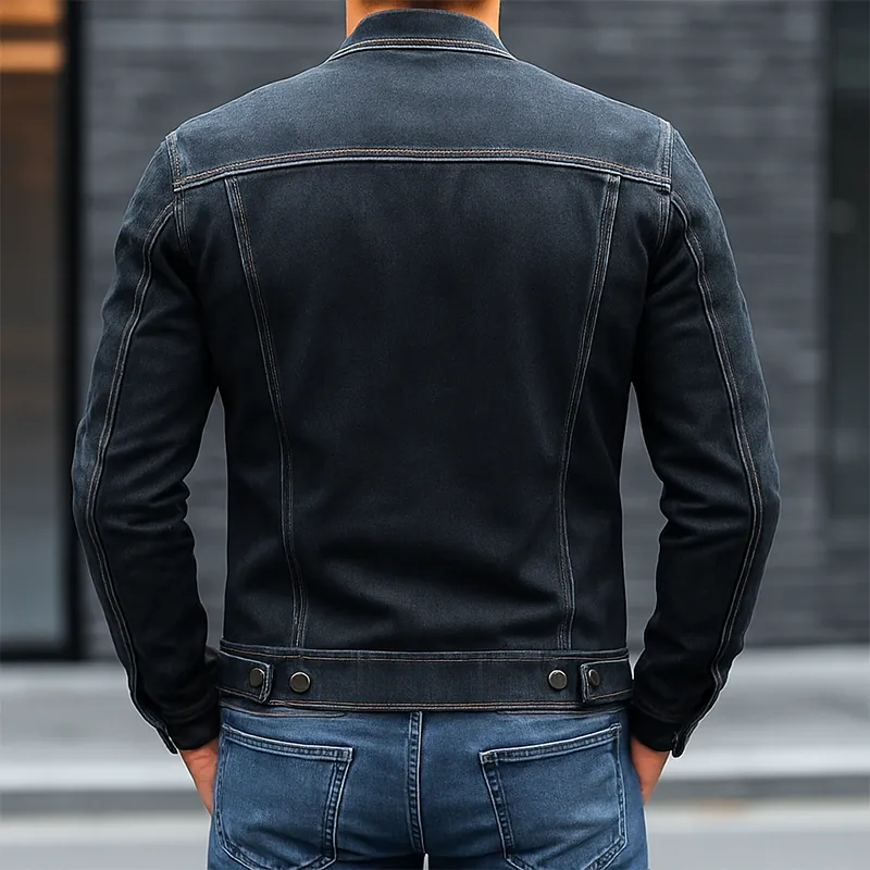 Pocket Denim Washed Jacket