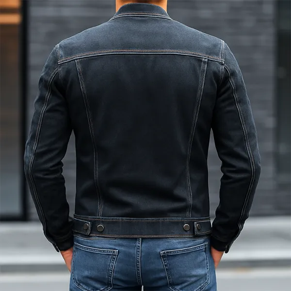 Pocket Denim Washed Jacket