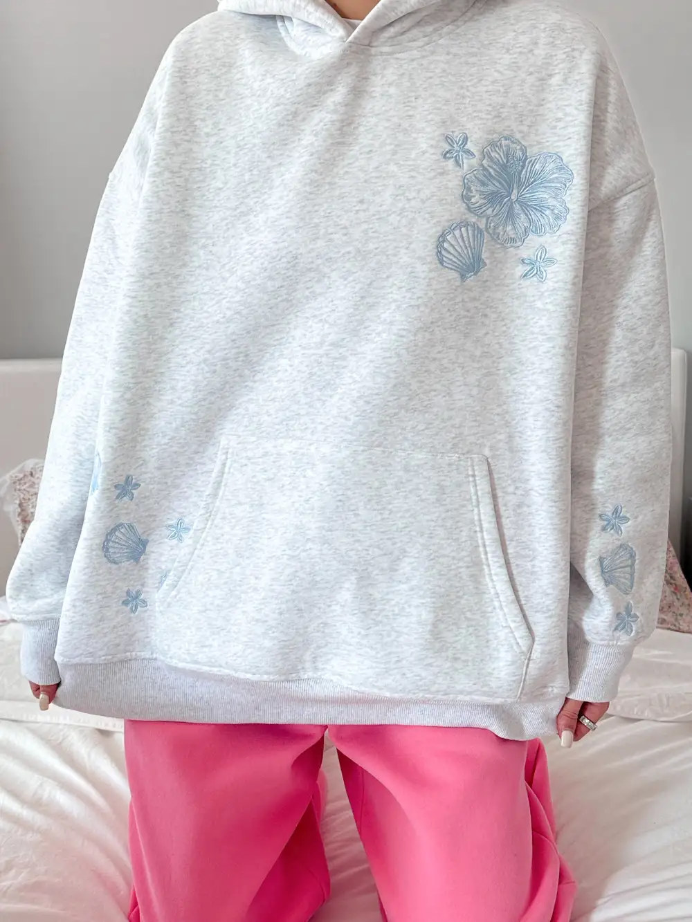 Tropical Embroider Hoodie