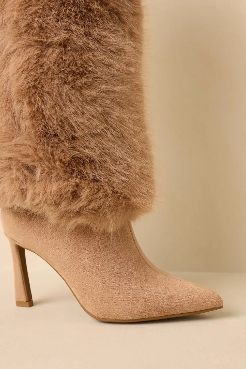 Suede Pointed Toe Boots