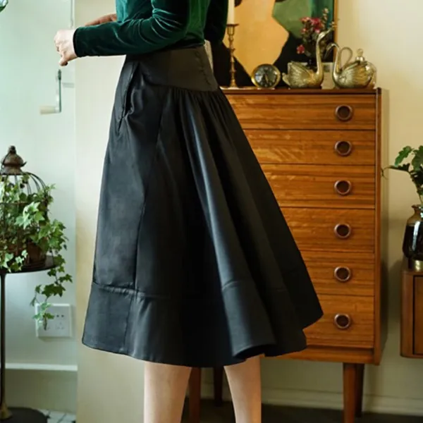 Everyday Essential Everyday Casual Polyester Skirt