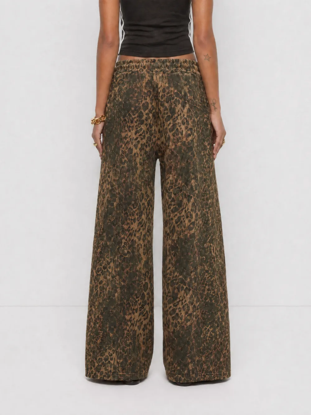Straight-Leg Relaxed Camouflage Pants