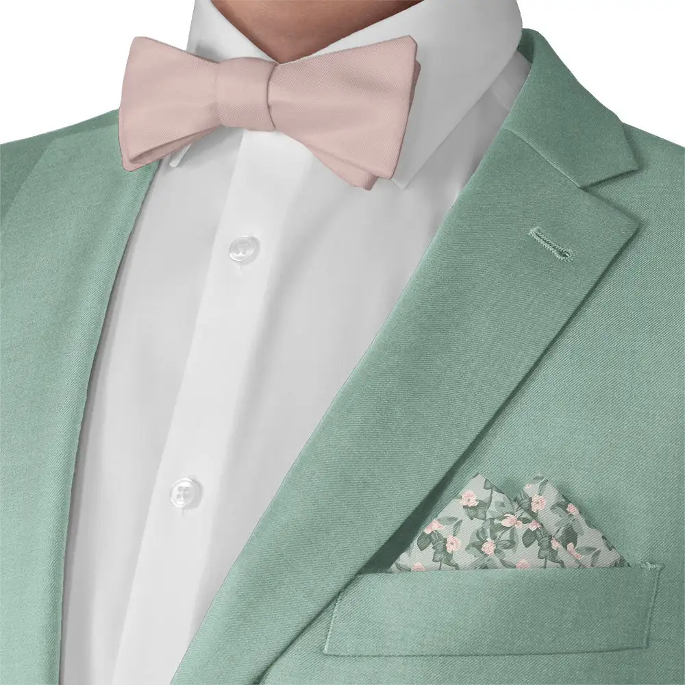 Clean Distinctive Floral Pocket Square