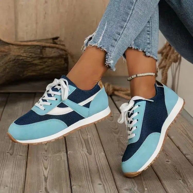 Round Toe Mesh Sneakers