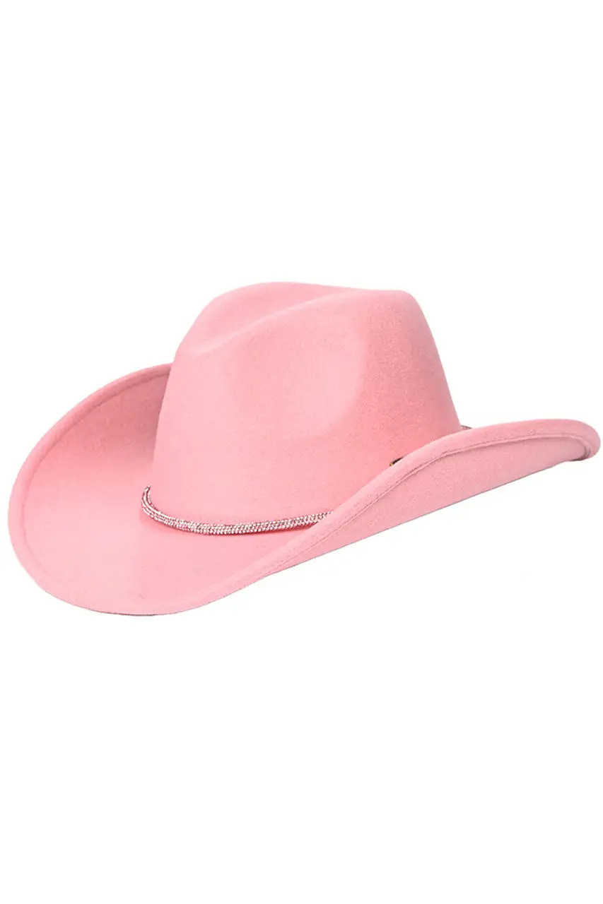 Rhinestone Vegan Cowboy Hat