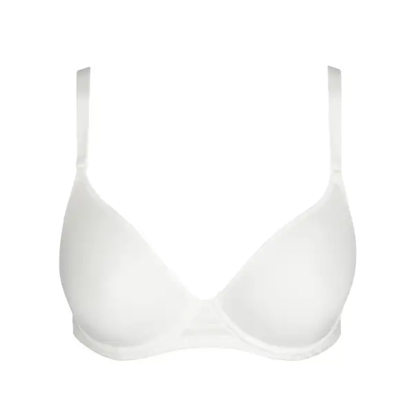 Women's Spacer Molded Seamless Chimney Back Adjustable Straps Mesh Breathable Smoothing Bra