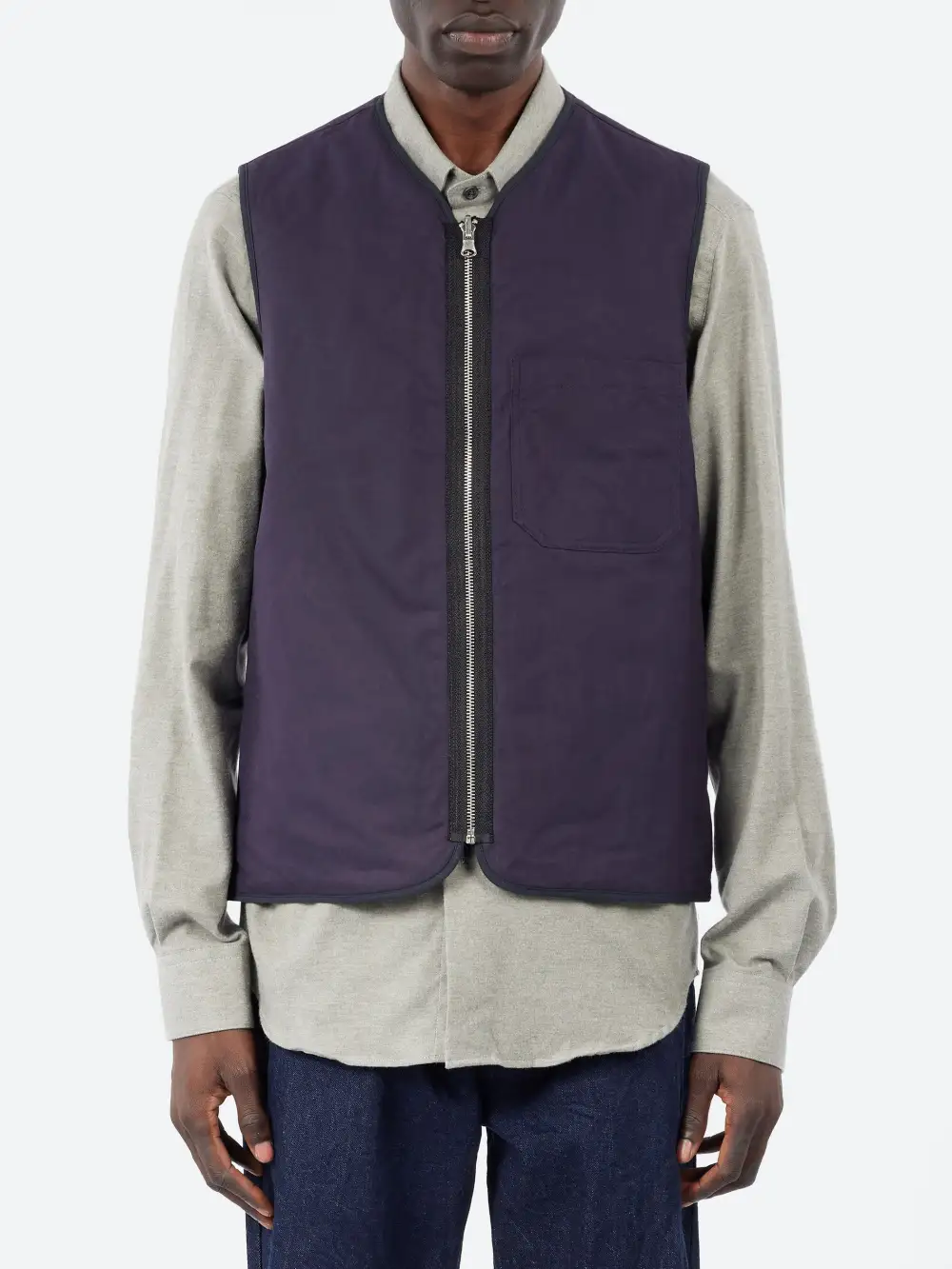 Men's Reversible Zip Front Gilet