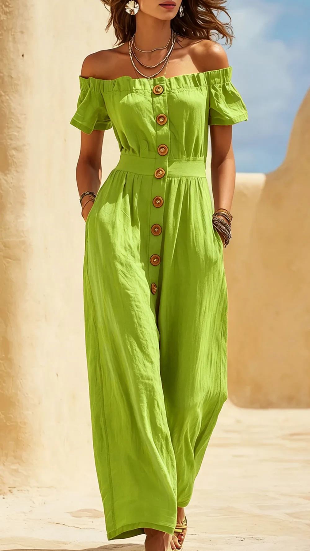 Tie Waist Jumpsuit