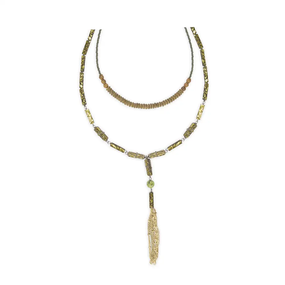 Statement Beaded Necklace