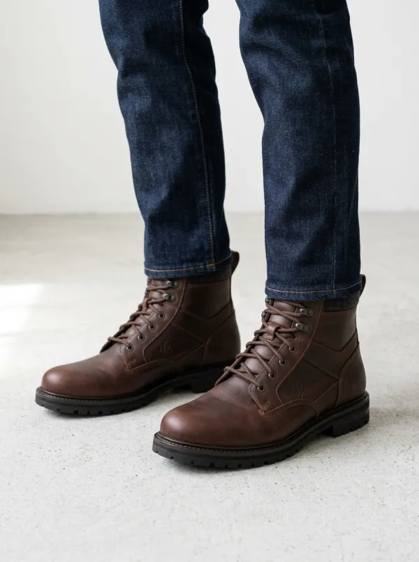 Topographic Hiking Work Boots Summit