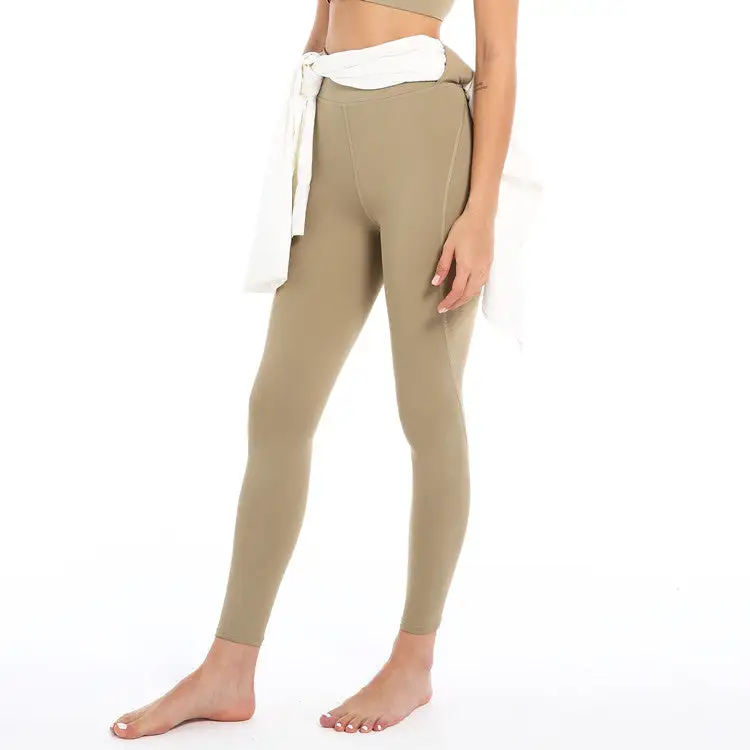 High Elastic Waist Yoga Leggings Fitness Tights Cycling Sports Running