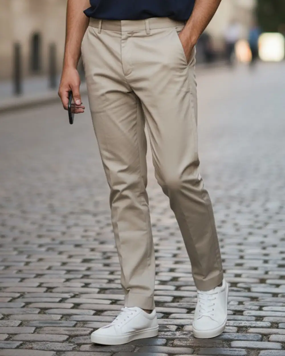 Men's Smart Casual Cotton Dress Pants