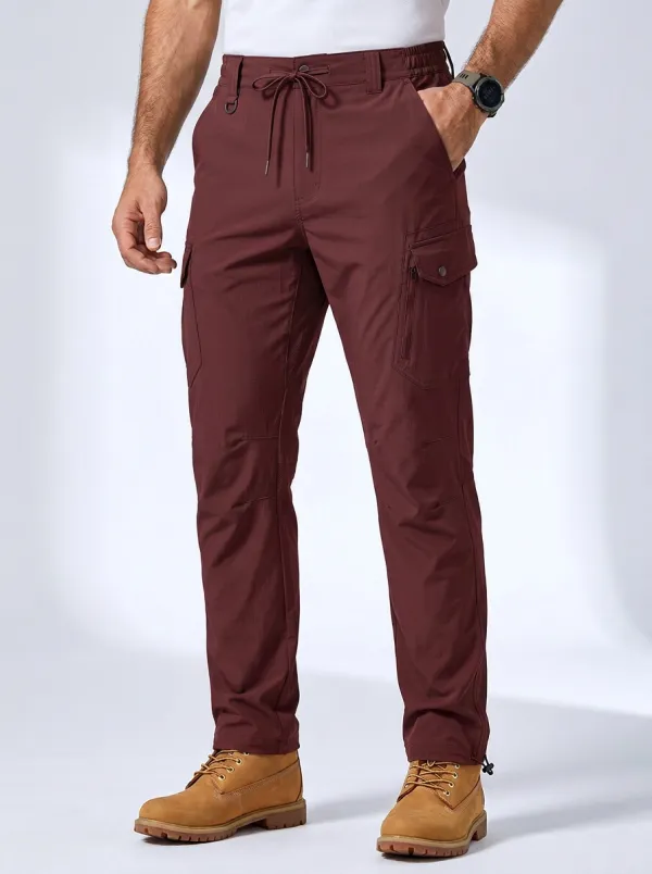 Men's Multi-Pocket Quick-Dry Hiking D-Ring Cargo Pants