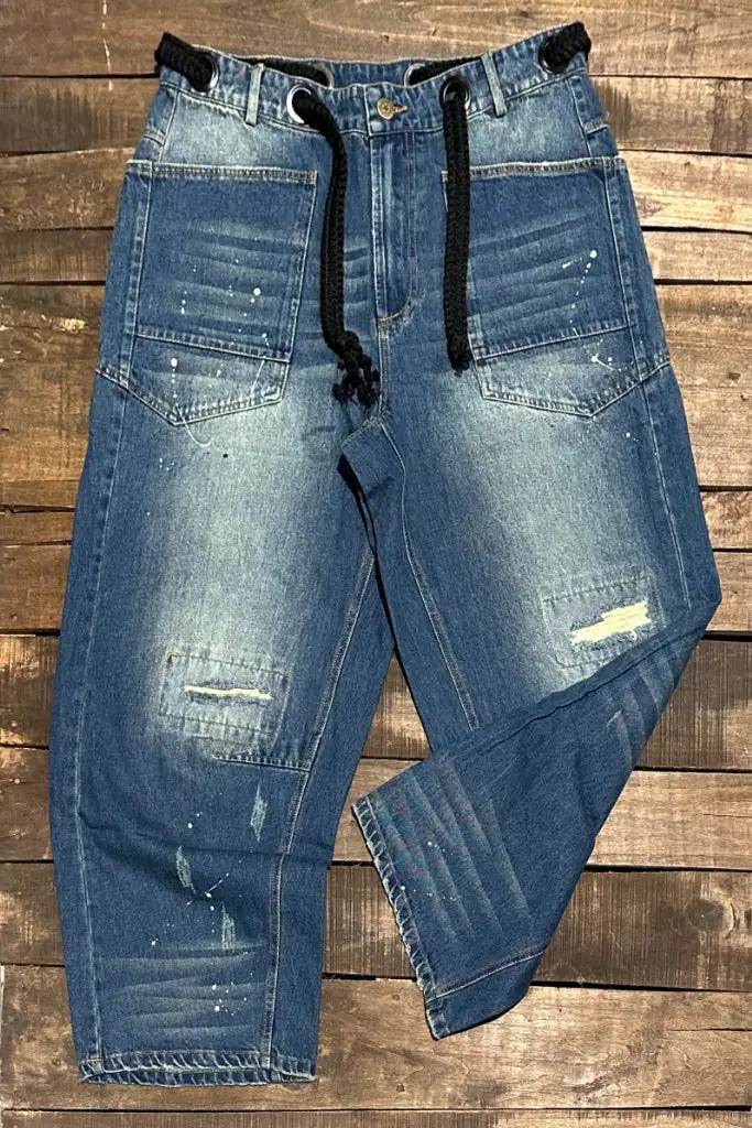 Medium Wash Double Barrel Jeans