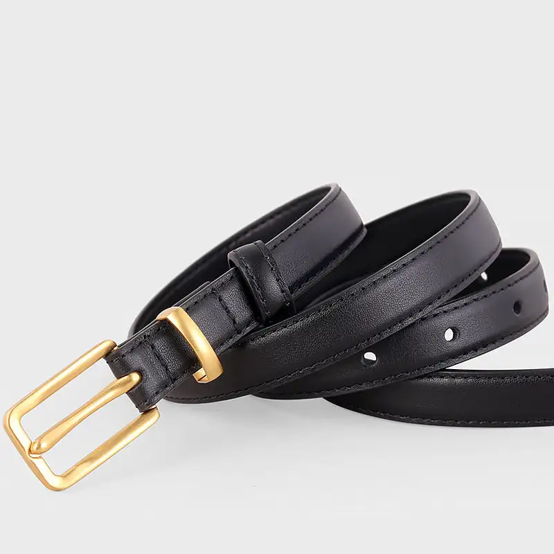 Polished Slim Profile Casual Belt