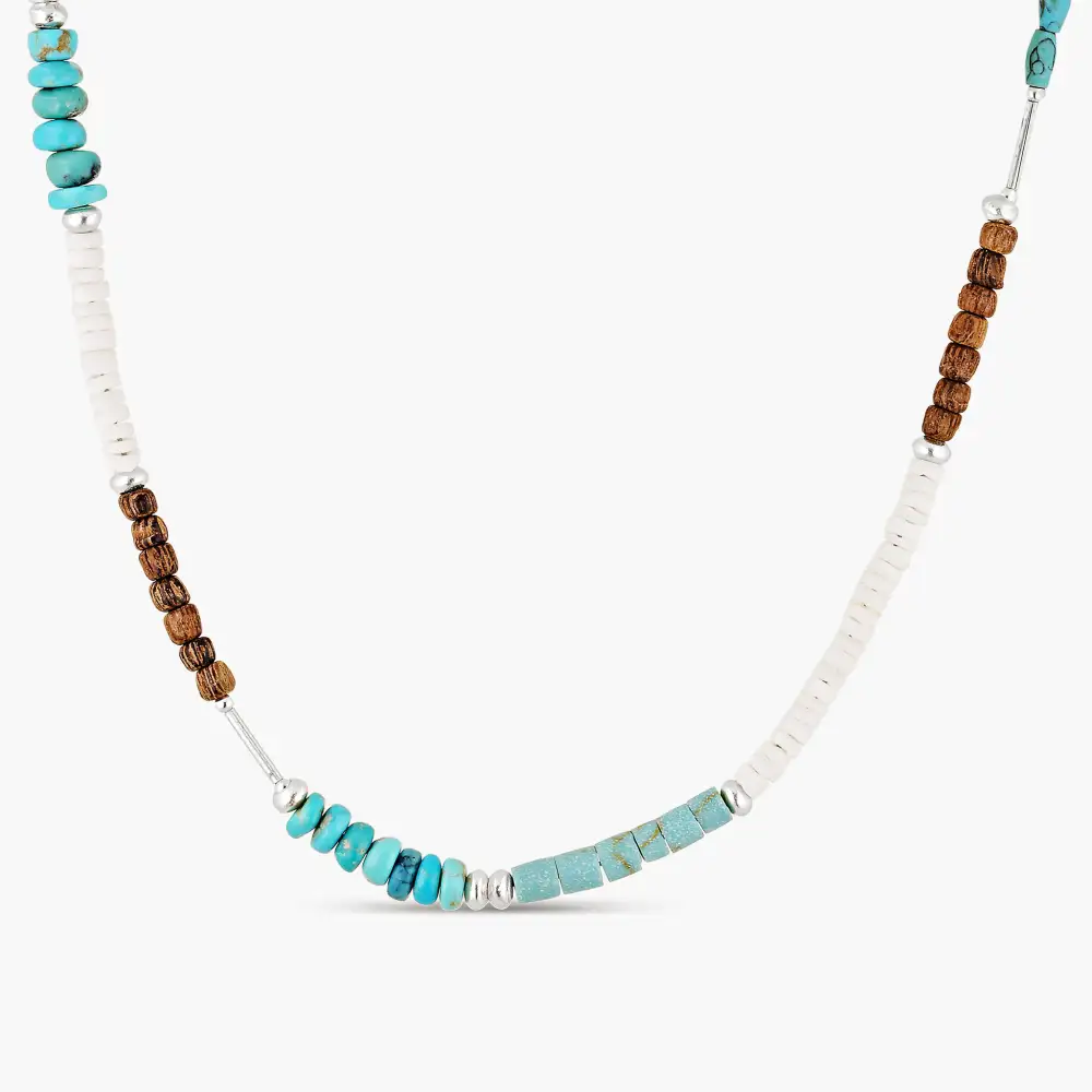 Turquoise Coconut Choker