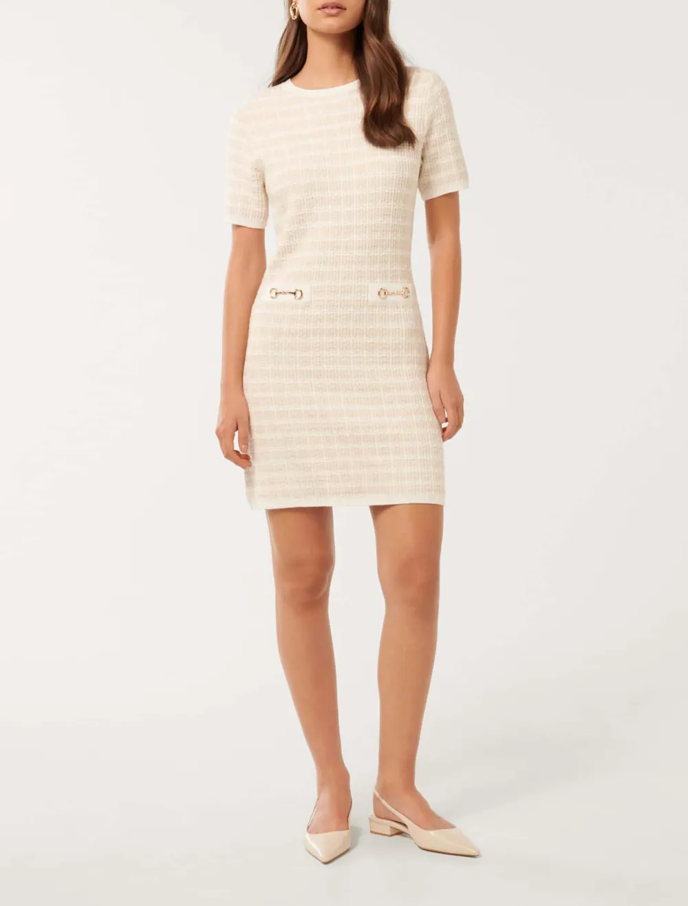 Check Mini Dress