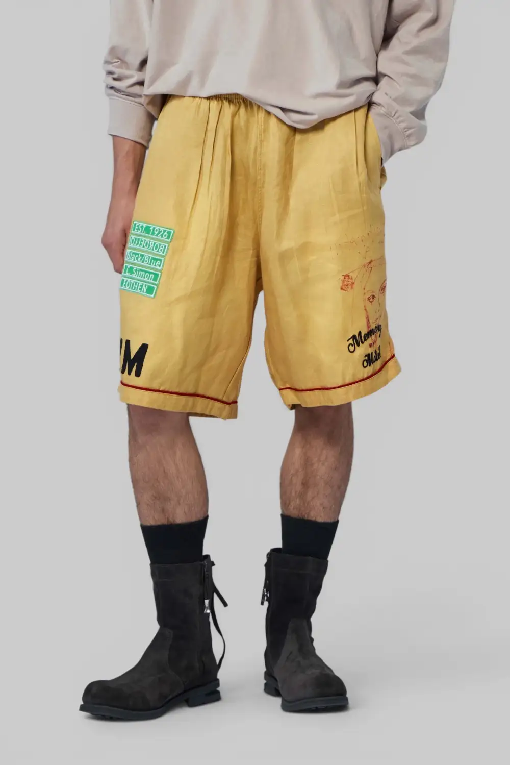 Linen Bowling Shorts