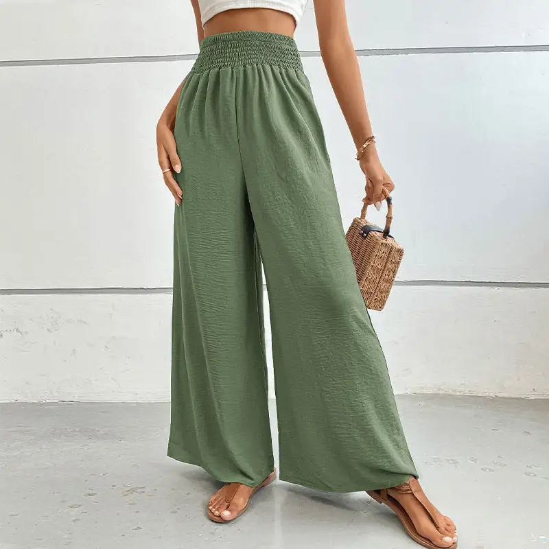 Clean Flared Wide Leg Pants