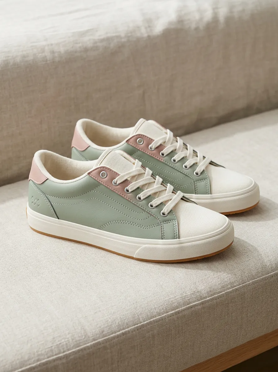 Women's Colorblock Relaxed Skate Shoes