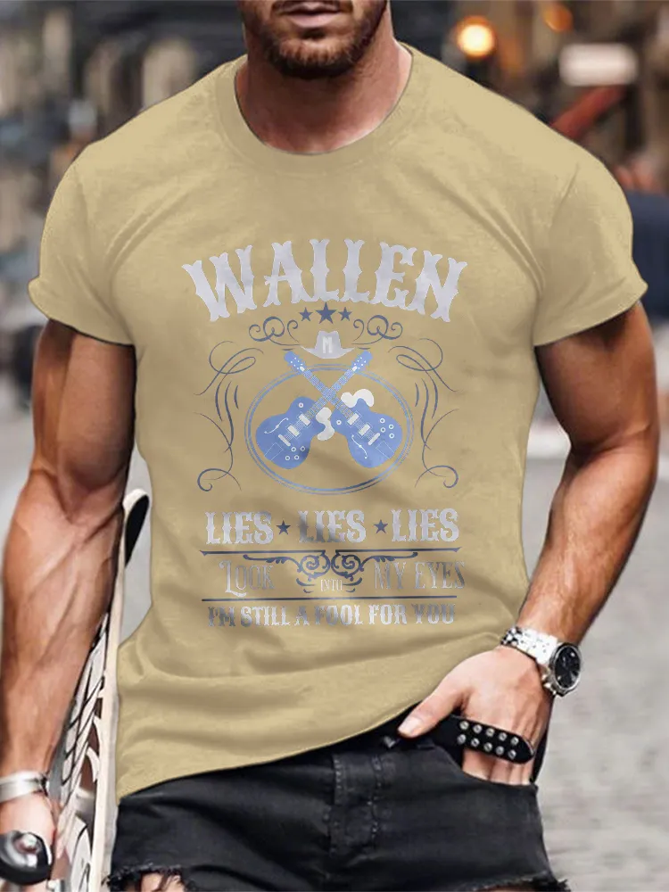 Men's Morgan Wallen Lies Lies Lies T-Shirt