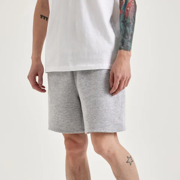 Rhinestone Casual Everyday Fleece Shorts