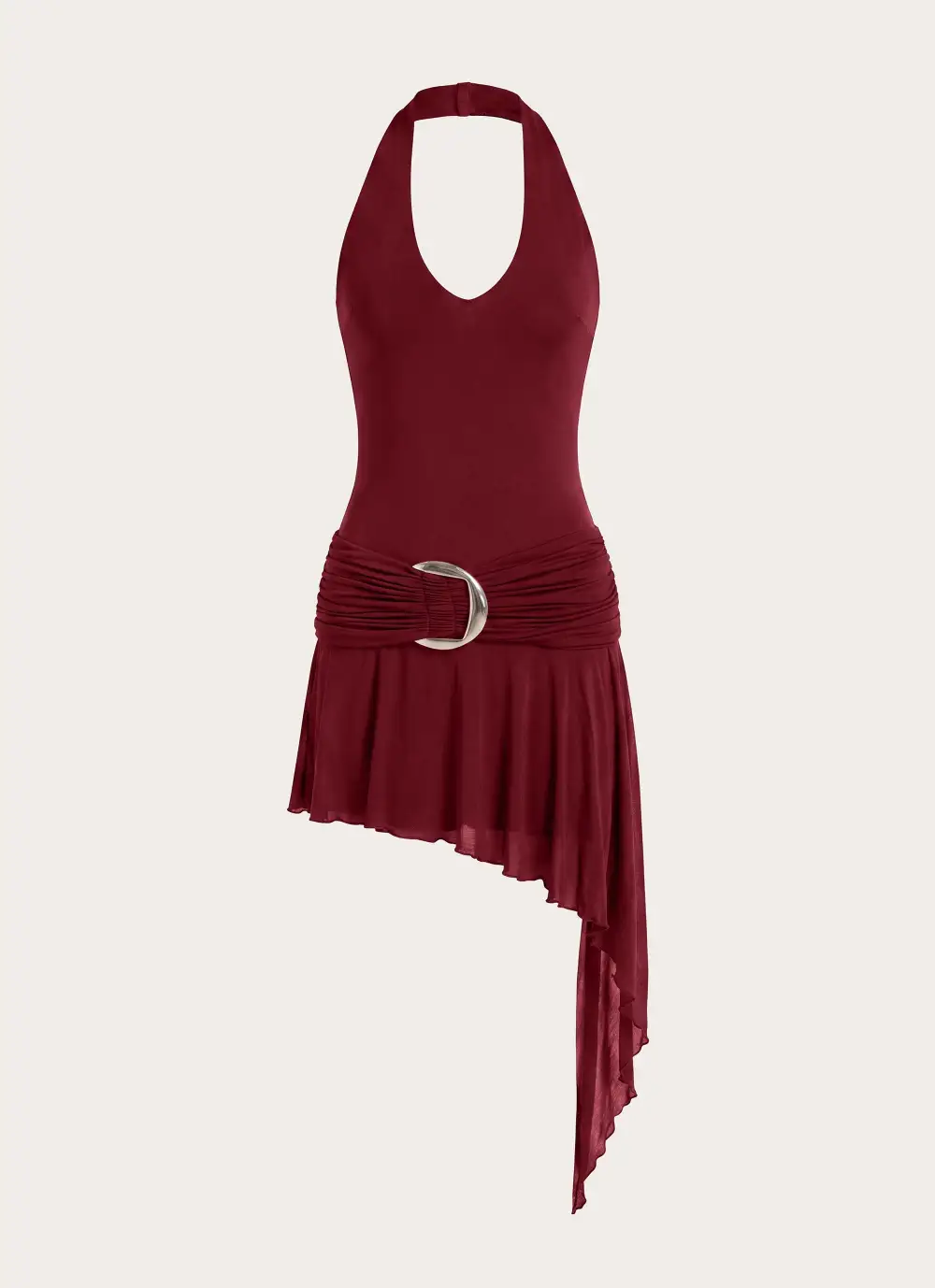 Refined Halter Mini Dress