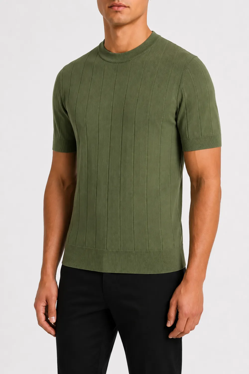 Round Neck Crew Neck T-Shirt