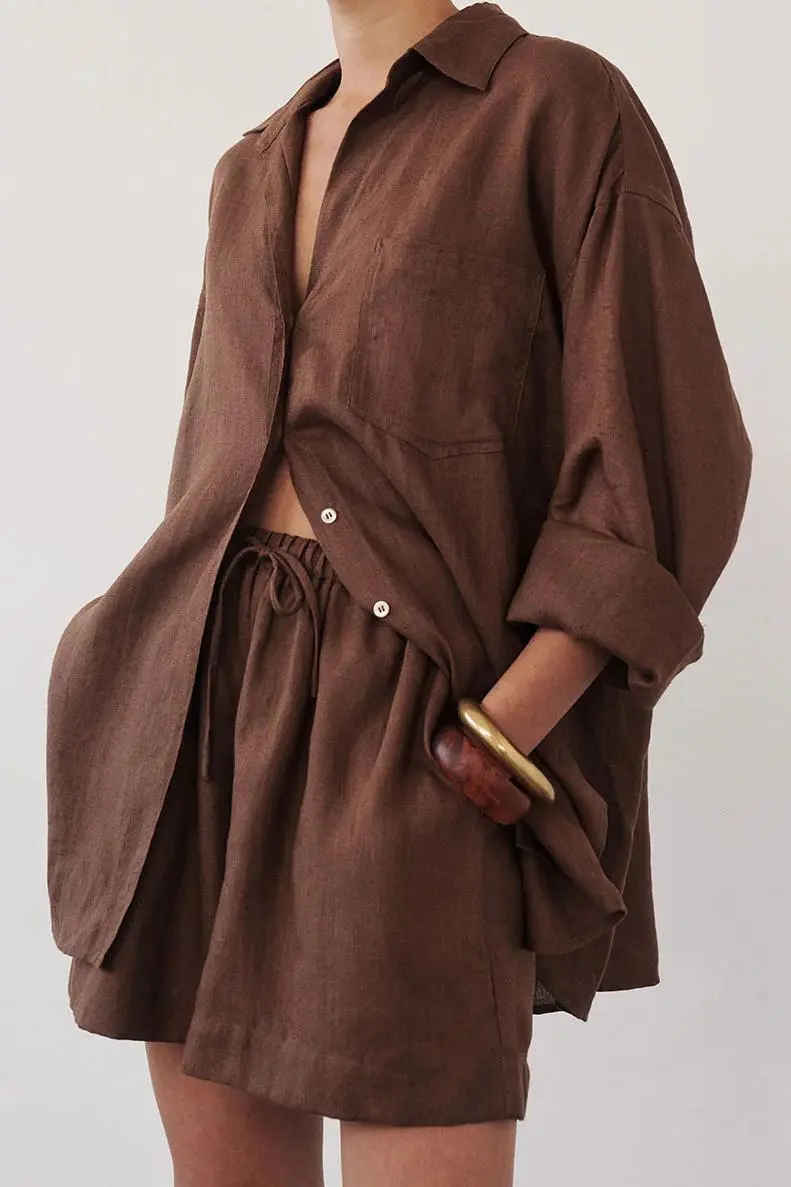 FONDANT LINEN SHIRT